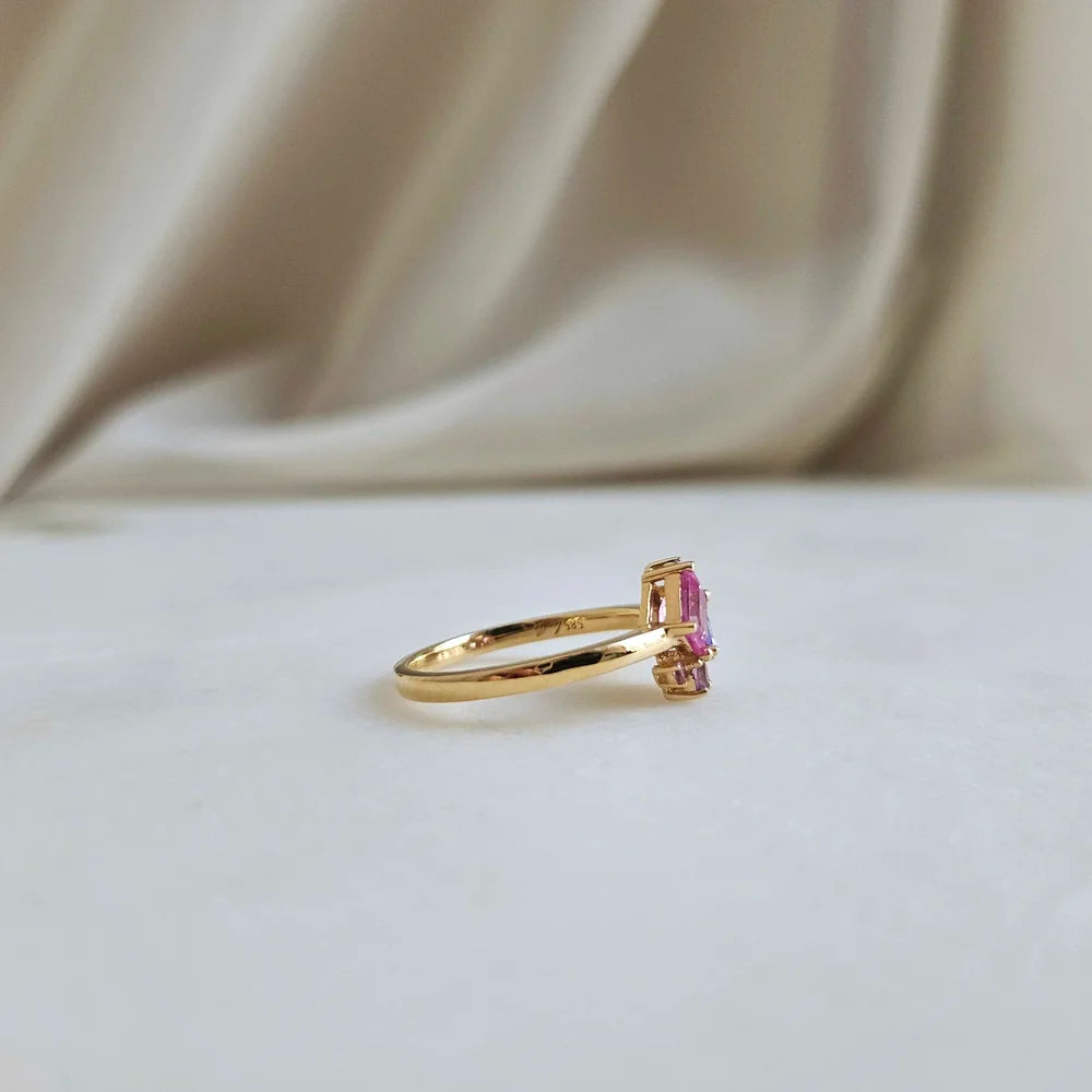 14K Tryst Gemstone Ring