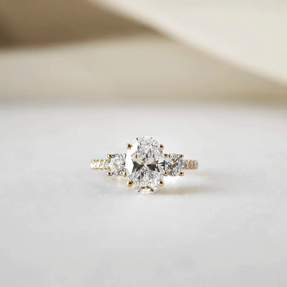 14K Sofia Lab-grown Diamond Engagement Ring