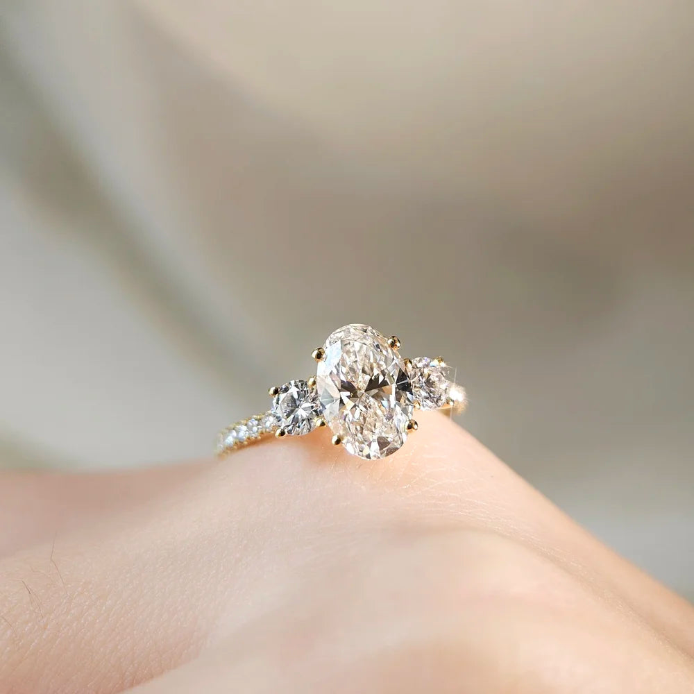 14K Sofia Lab-grown Diamond Engagement Ring