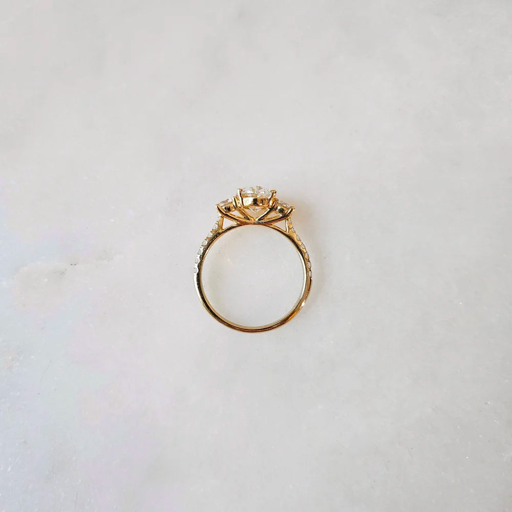14K Sofia Lab-grown Diamond Engagement Ring