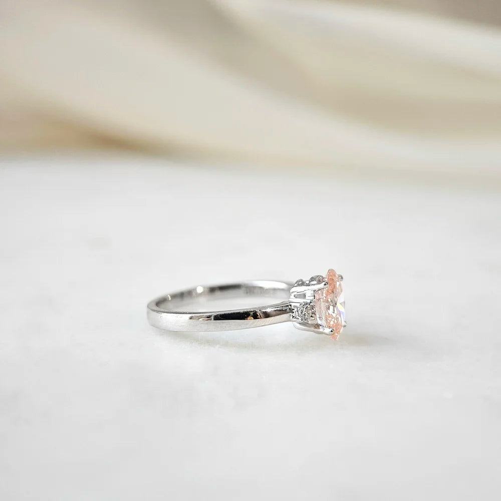 18K Cosmic Pink Lab-grown Diamond Ring