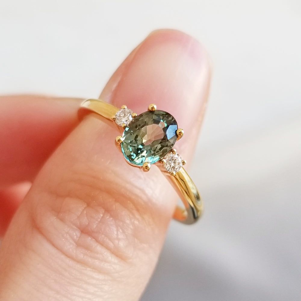 Cosmic Sapphire Ring