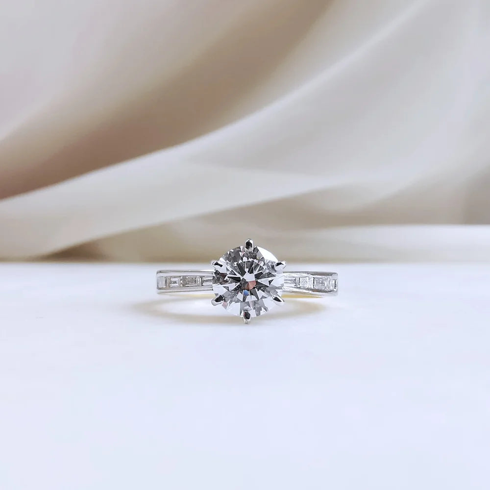 18K Dariel Lab Diamond Engagement Ring