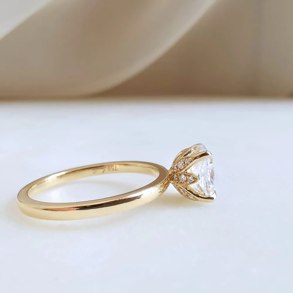 The Lotus Lab-grown Diamond Ring