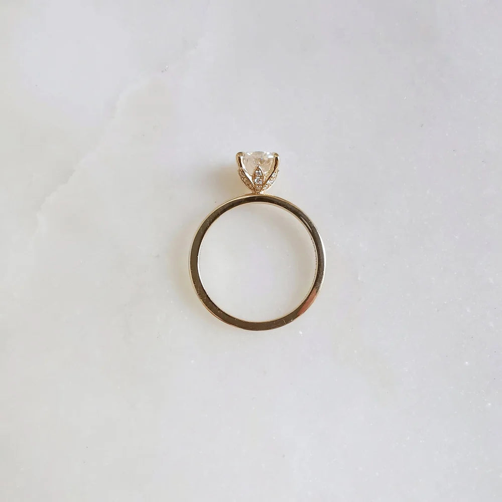 The Lotus Lab-grown Diamond Ring