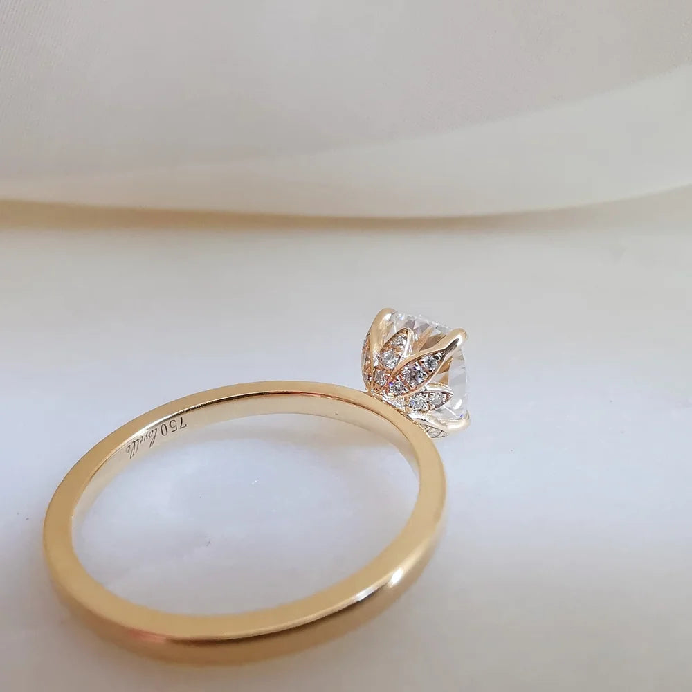 The Lotus Lab-grown Diamond Ring