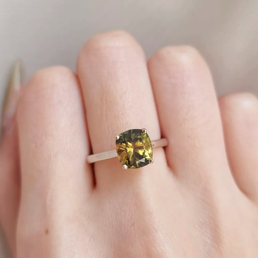 18K Logan Parti-Sapphire Ring