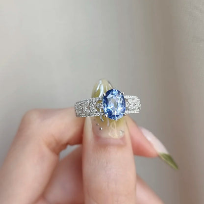 18K Mila Blue Sapphire Ring