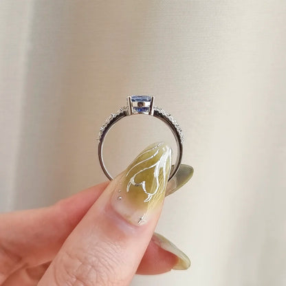 18K Mila Blue Sapphire Ring