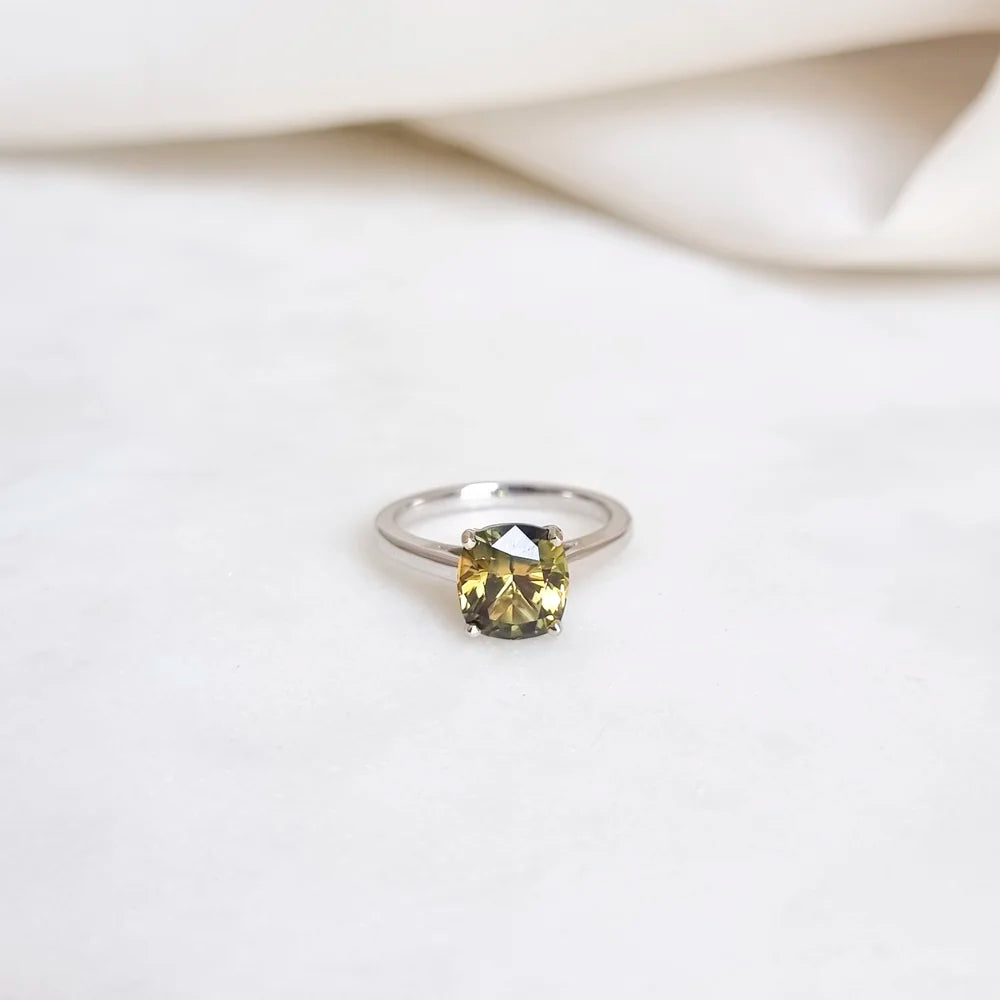 18K Logan Parti-Sapphire Ring