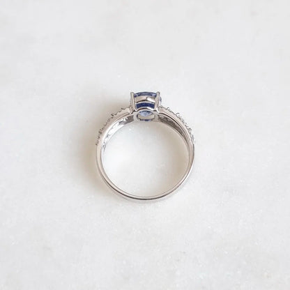18K Mila Blue Sapphire Ring