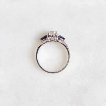 18K Monica Lab-Diamond Engagement Ring