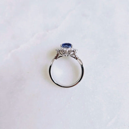 18K Myra Blue Sapphire Ring
