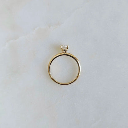 14K Tamia Oval Moissanite Ring