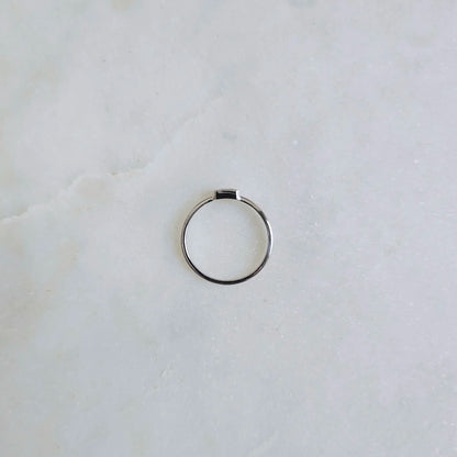 18K Dainy Emerald Lab-grown Diamond Ring