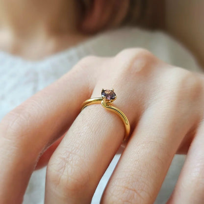 18K Colton Sapphire Ring