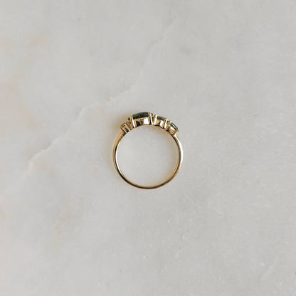 14K Isle Green Sapphire Ring