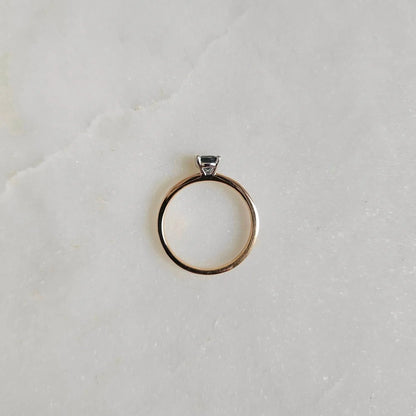 18K Jonna Teal Sapphire Ring