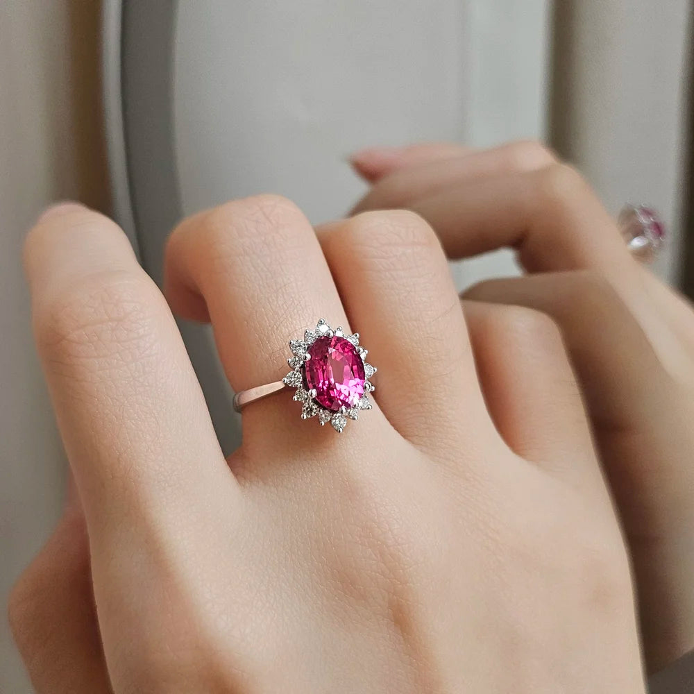 Linnea Lab-grown Ruby Ring