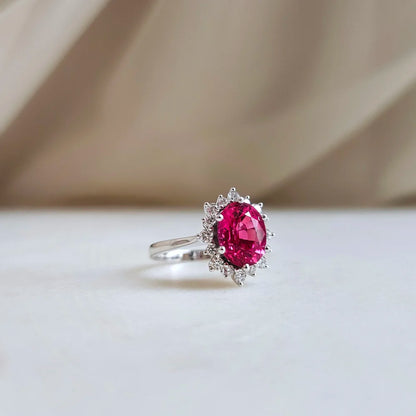 Linnea Lab-grown Ruby Ring