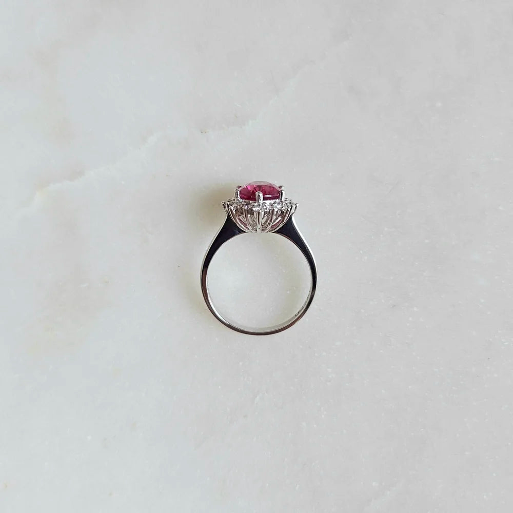 Linnea Lab-grown Ruby Ring
