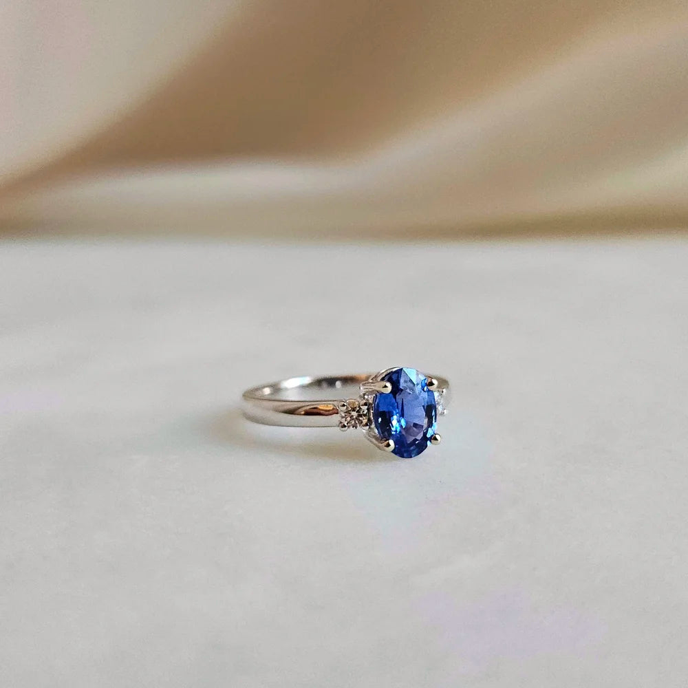Cosmic Blue Sapphire Ring