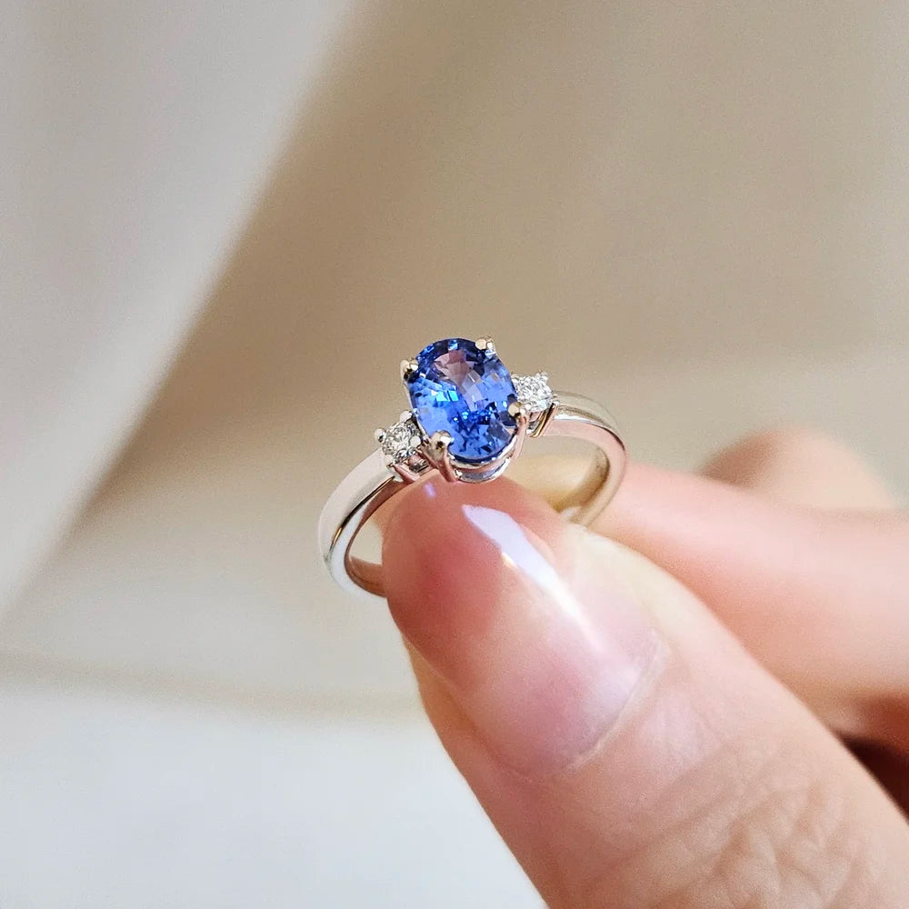 Cosmic Blue Sapphire Ring