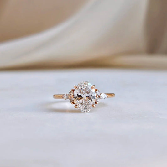 18K Lydia Lab-grown Diamond Engagement Ring