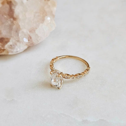Scarlett Cushion Lab-grown Diamond Ring (1.28cts)