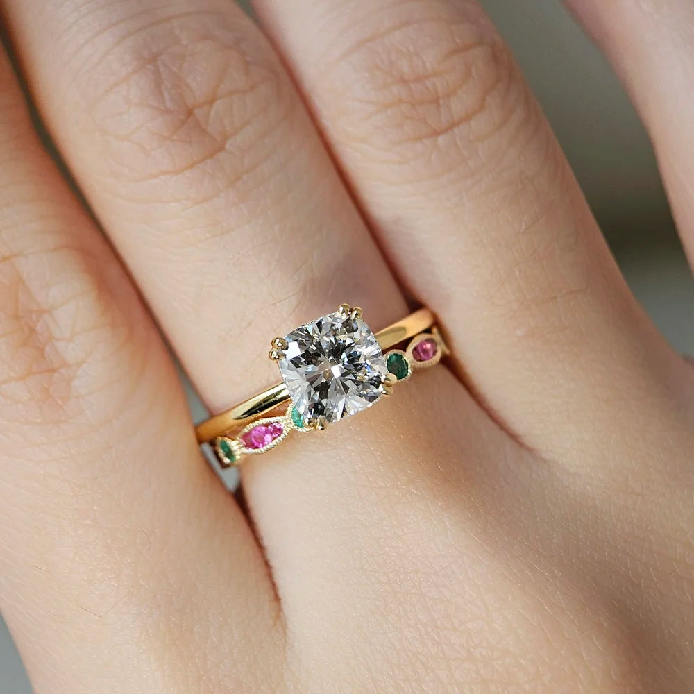 Vintage Marquise Sapphire Band