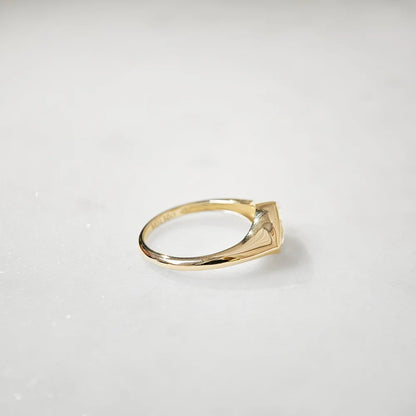 14K Myra Marquise Moissanite Ring