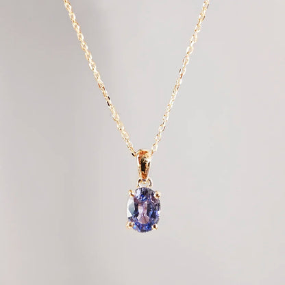 18K Leo Blue Sapphire Pendant