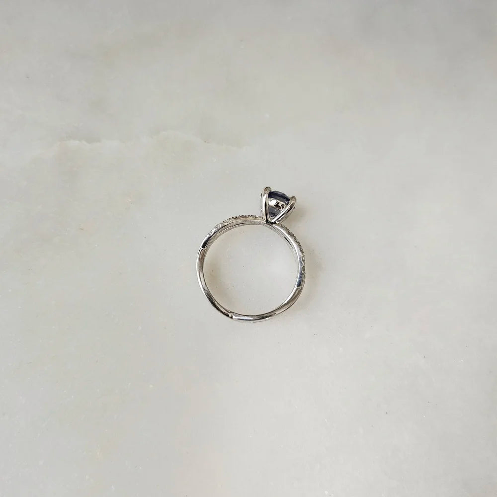 18K Elysian Sapphire Diamond Ring
