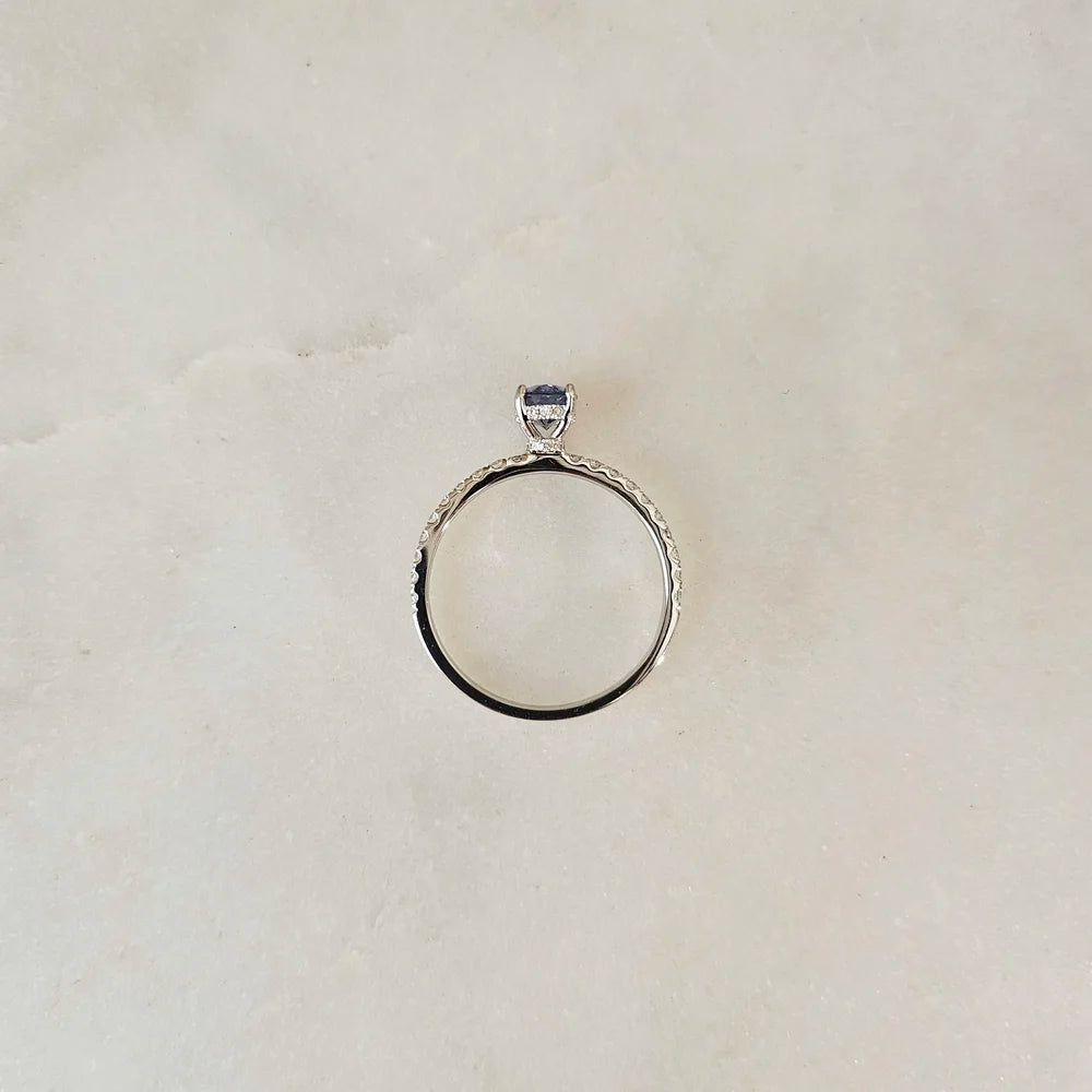 18K Astrid Blue Sapphire Ring