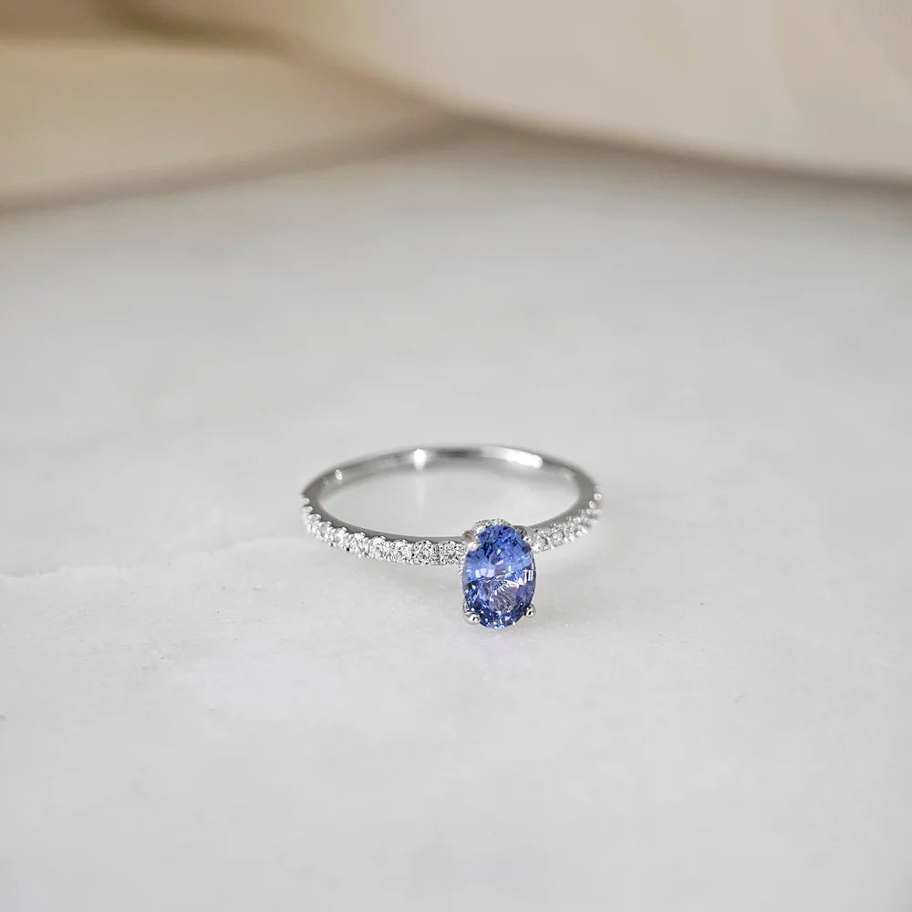 18K Astrid Blue Sapphire Ring