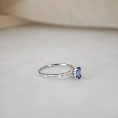 18K Astrid Blue Sapphire Ring