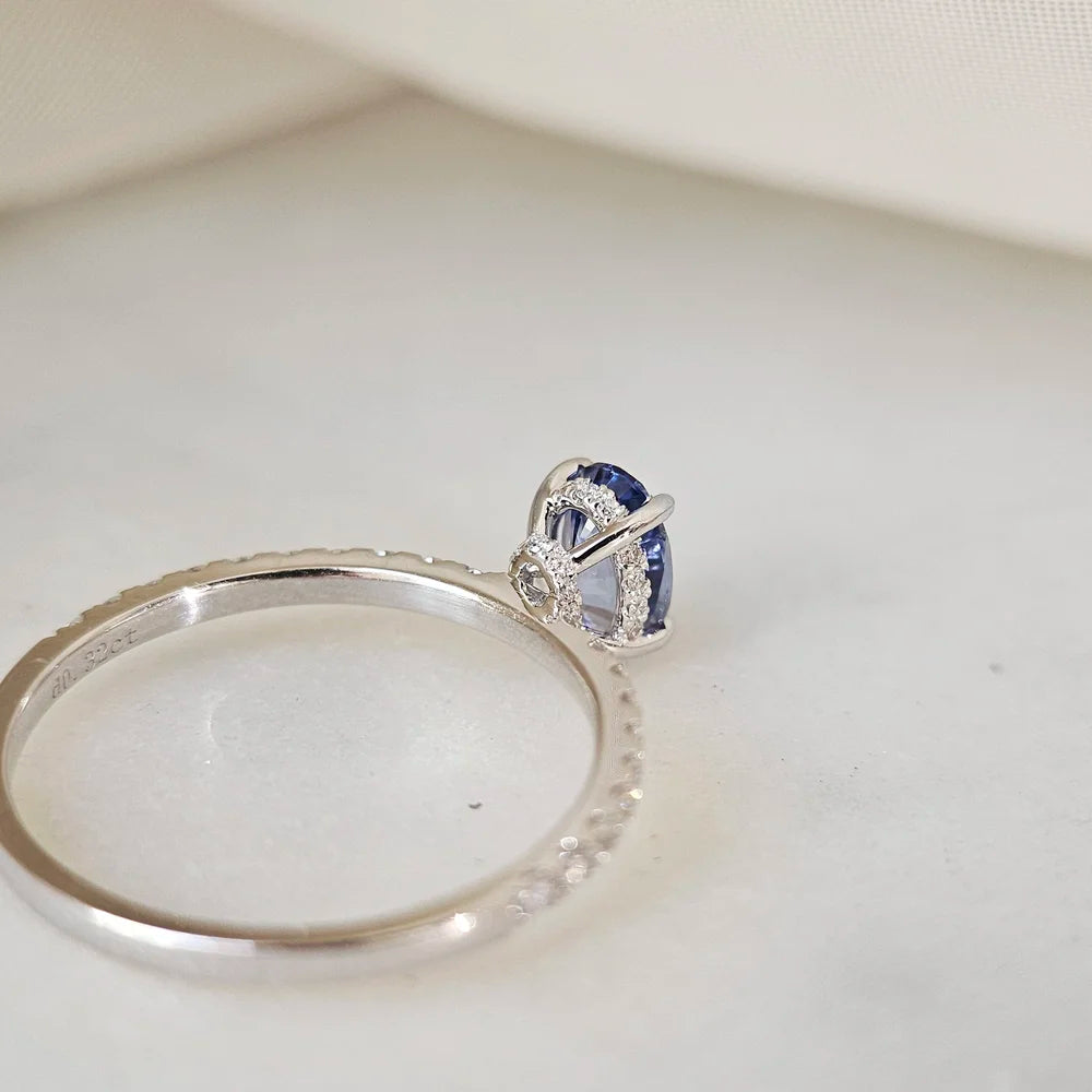 18K Astrid Blue Sapphire Ring
