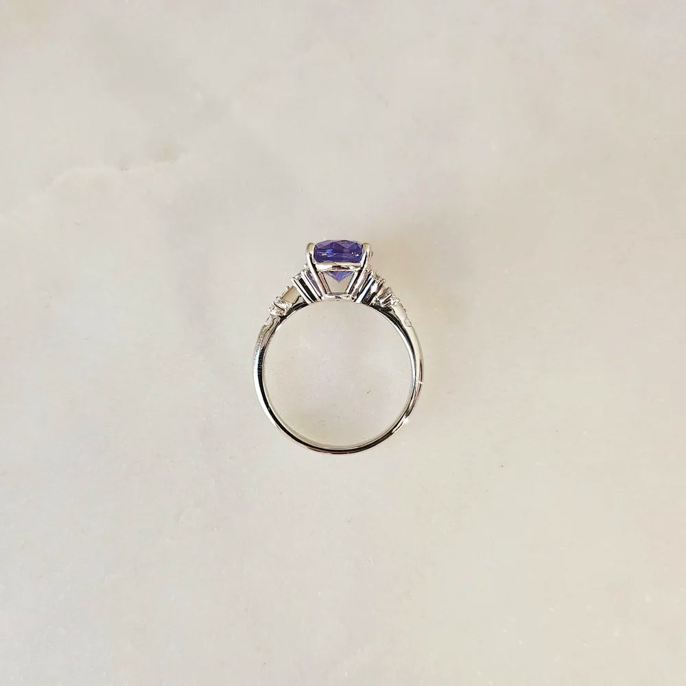 The Gardenia Tanzanite Ring