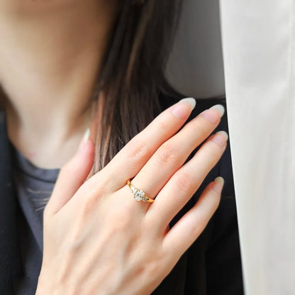 18K Sadie Lab-grown Diamond Ring