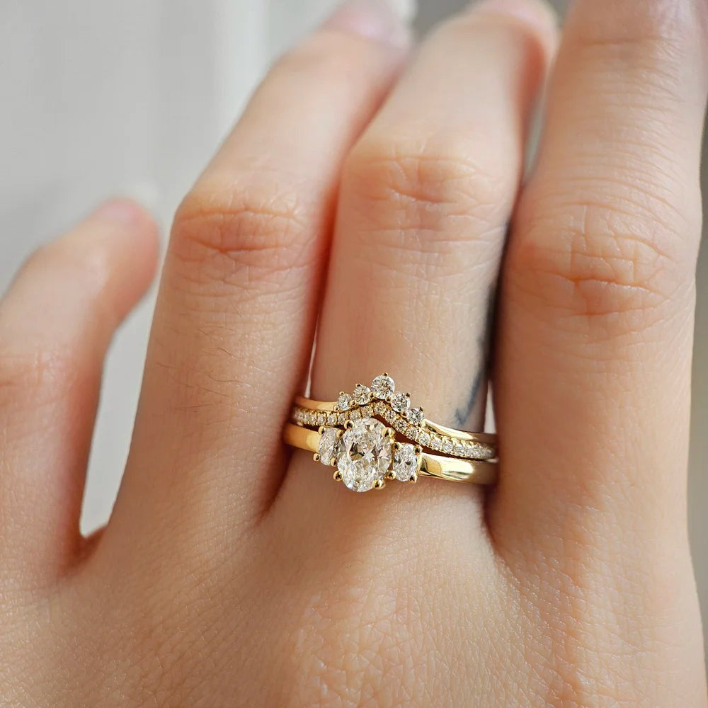 18K Sadie Lab-grown Diamond Ring