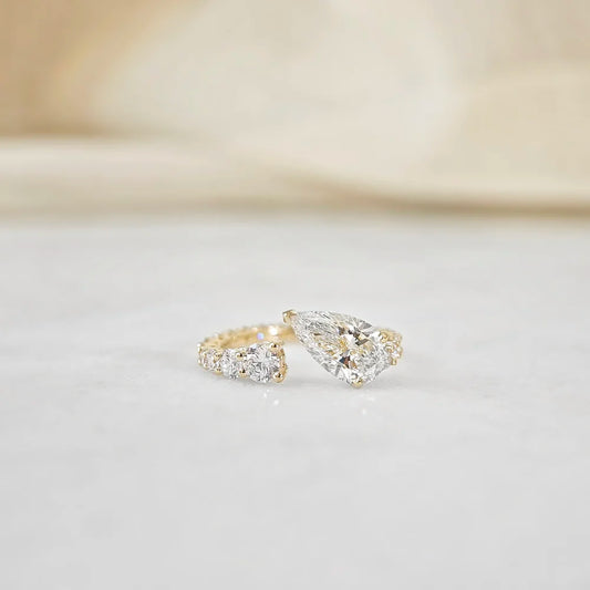 18K Clementine Lab-grown Diamond Ring