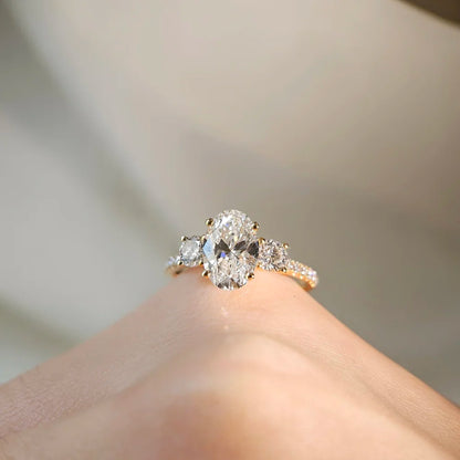 14K Sofia Lab-grown Diamond Engagement Ring