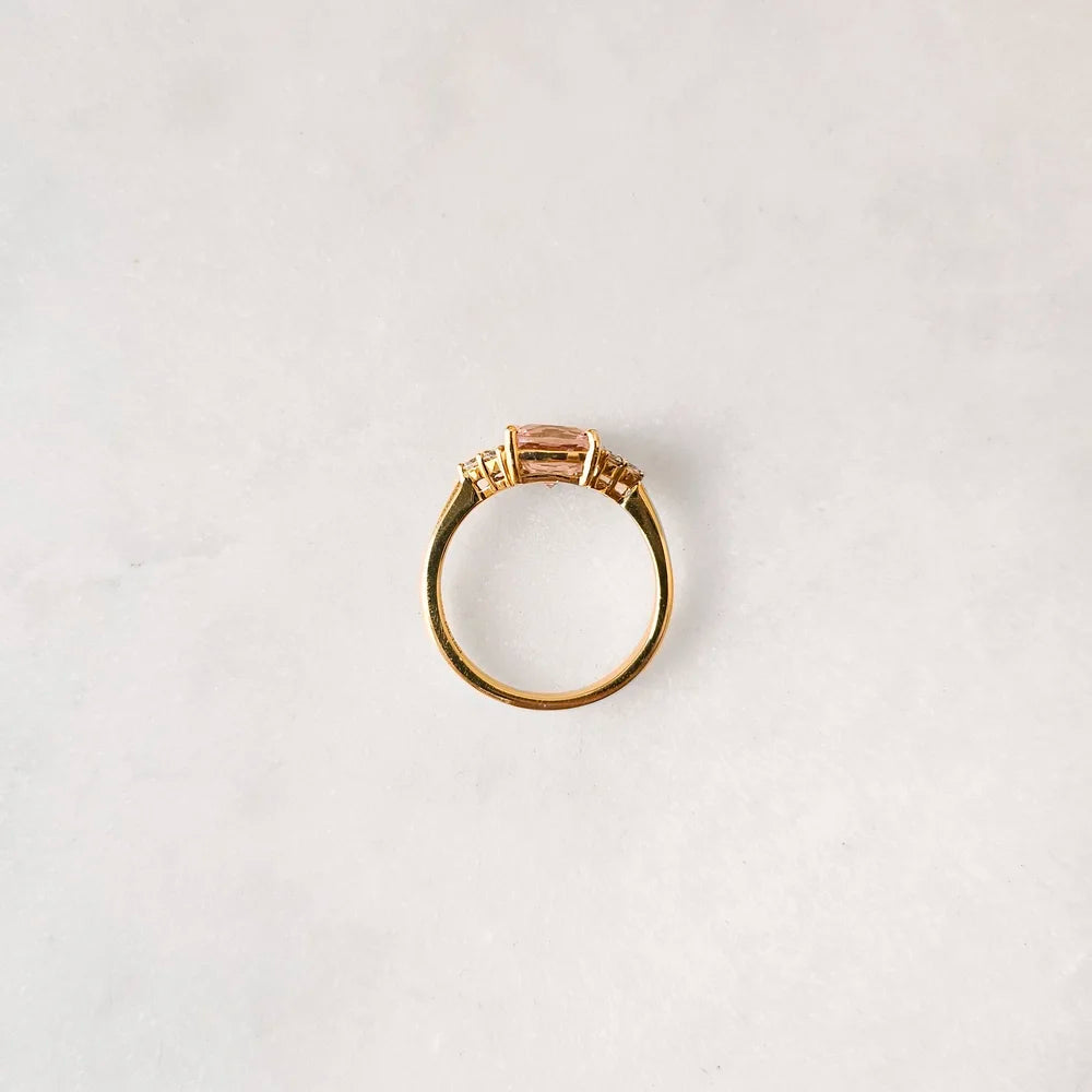 18K Heather Morganite Ring