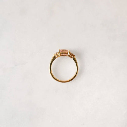 18K Heather Morganite Ring
