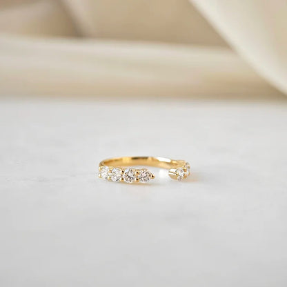 Analeia Open-ended Lab-grown Diamond Band