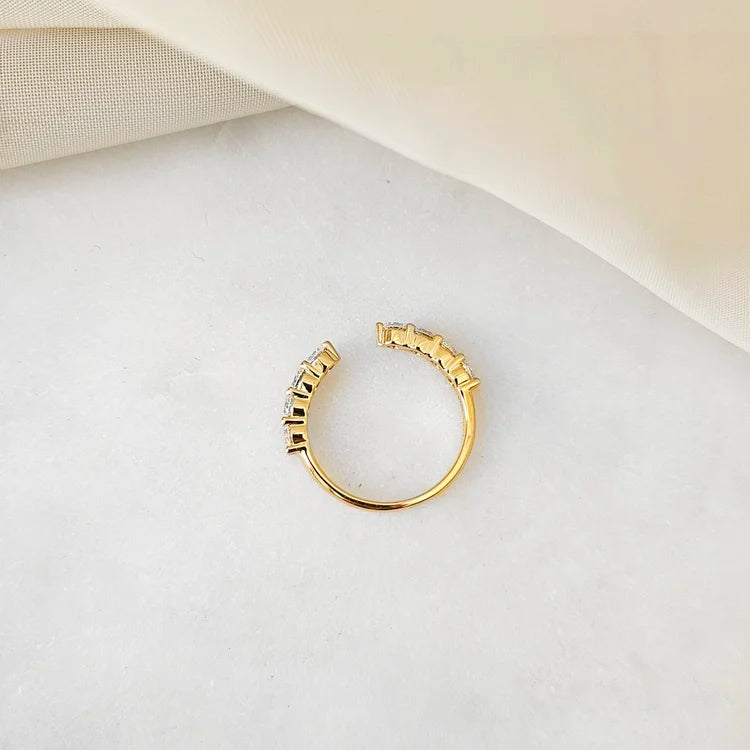 Analeia Open-ended Lab-grown Diamond Band