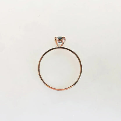18K Candy Green Sapphire Ring