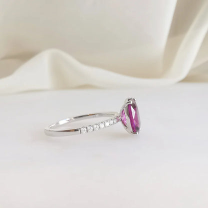 18K Wisdom Purple Garnet Ring