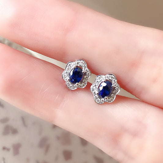 Vintage Floral Studs