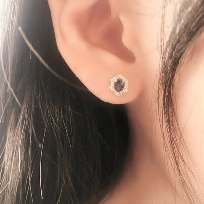 Vintage Floral Studs